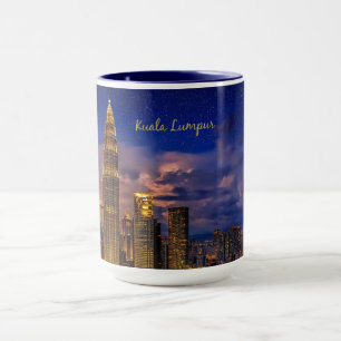 Mug Horizon de Kuala Lumpur la nuit