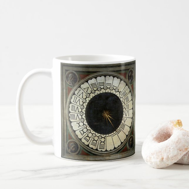 Mug Horloge dans le Duomo par Paolo Uccello (Avec donut)