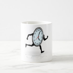 Mug Horloge en cours d'exécution