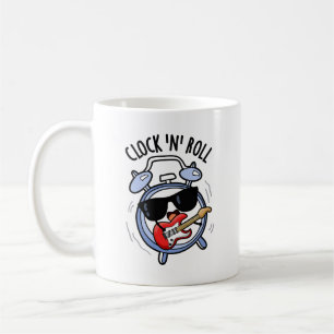 Mug Horloge Et Rouleau Funny Rock Pun
