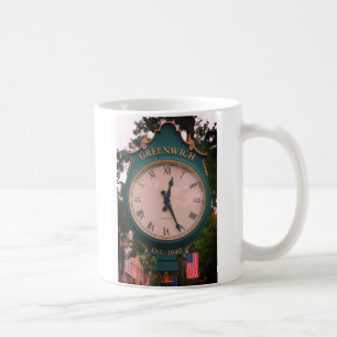Mug Horloge postale de l'avenue Greenwich, Greenwich, 