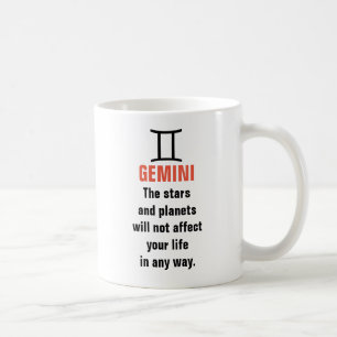 Mug Horoscope de Gémeaux - les étoiles et les planètes