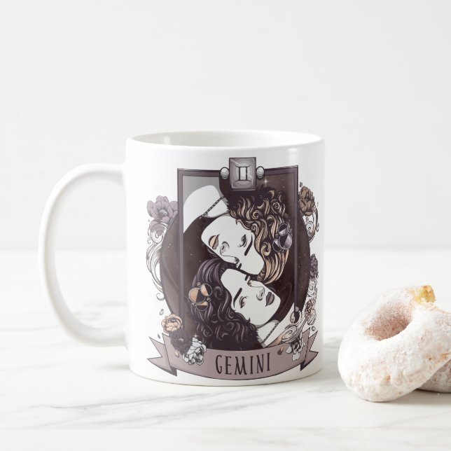 Mug Horoscope - GEMINI (Avec donut)
