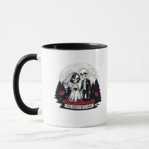 Mug Horreur Valentines Jour Skeleton Couple Jusqu'à la