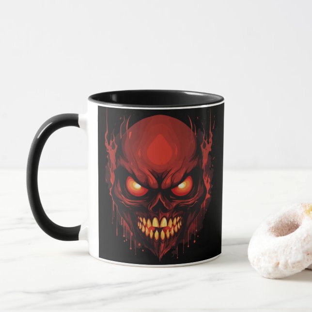 Mug Horrifiant Hollow (Avec donut)