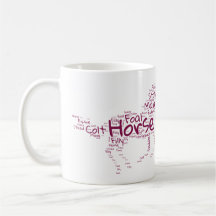 Horse Word Cloud Design unique en Maroon