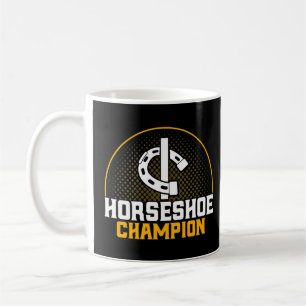 Mug Horseshoe Pitching Horseshoe Champion Pitcher Prem