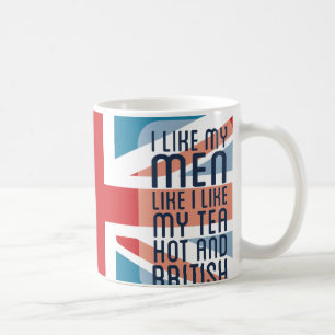 Mug Hot & British Men & Tea