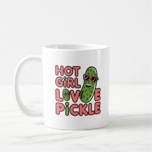 Mug hot girl love pickle design mignon