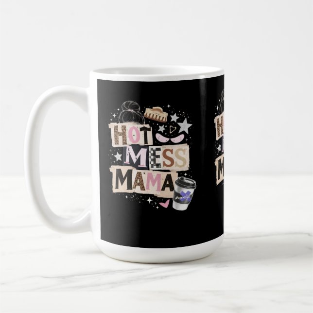 Mug Hot mess mama (Gauche)