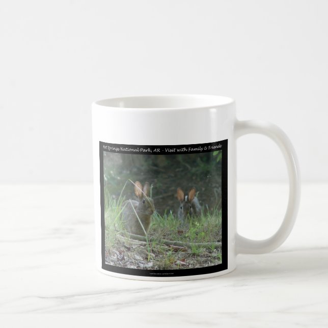 Mug Hot Springs National Park, AR Wild Rabbits Cadeaux (Droite)