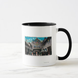 Mug Hôtel de dôme de pilier de parc d'océan