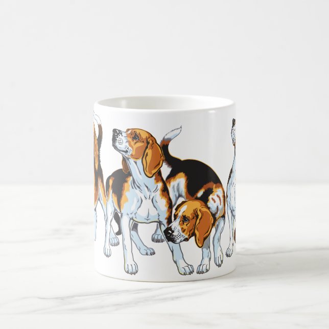 Mug Hound beagle (Centre)