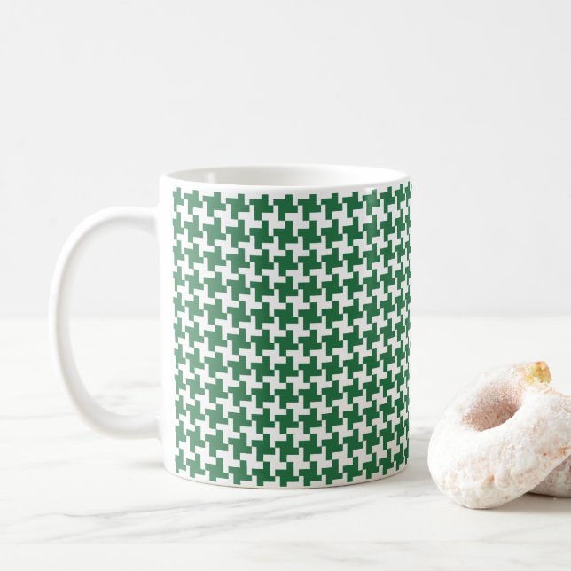 Mug Houndstooth vintage (Avec donut)