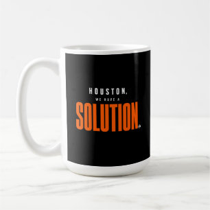 Mug Houston Nous Avons une Solution Football Orange