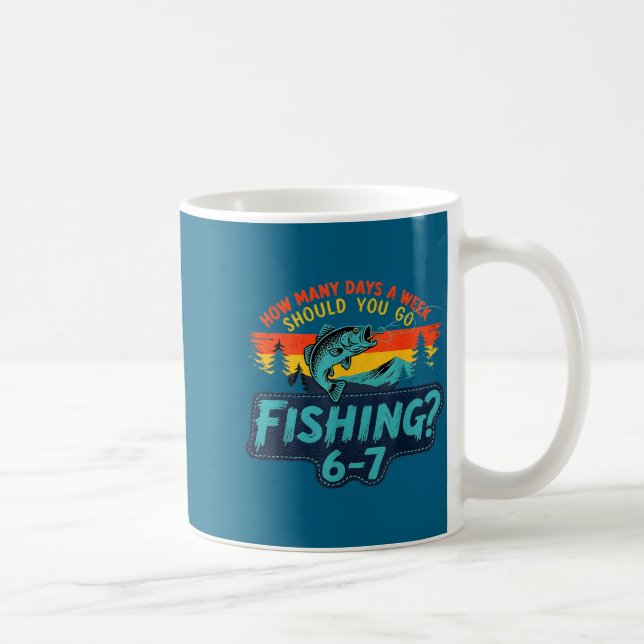 Mug How Many Days A Week Should You Go Fishing  (Droite)