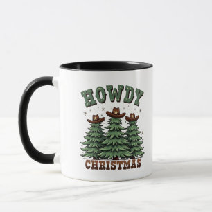 Mug Howdy Christmas Cactus Western Xmas