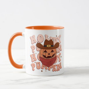 Mug Howdy Citrouille Retro Halloween
