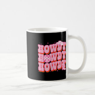 Mug Howdy Southern Western Girl Country Rodeo Rose Cow