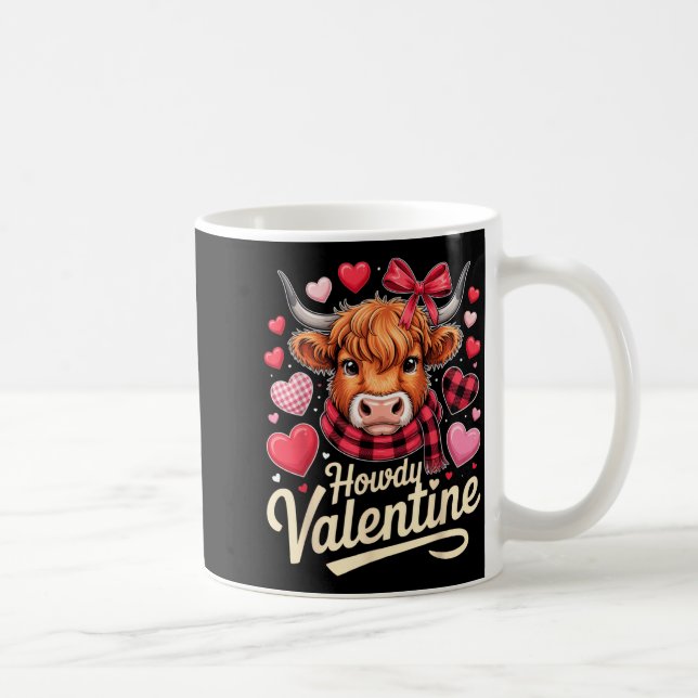 Mug Howdy Valentine Cow Love Outfit For Couples And Af (Droite)