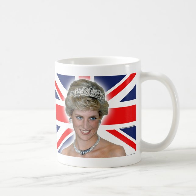 Mug HRH Princess Diana Union Jack (Droite)