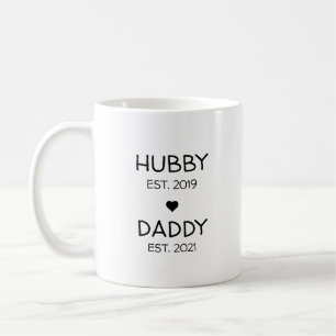 Mug HubbyDaddy Faire-part de grossesse révélation de b