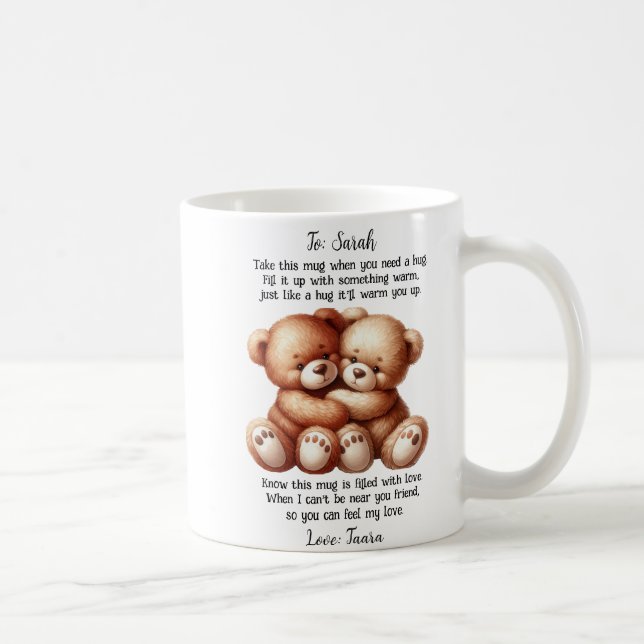 Mug Hug personnalisé dans un tournoi (Droite)