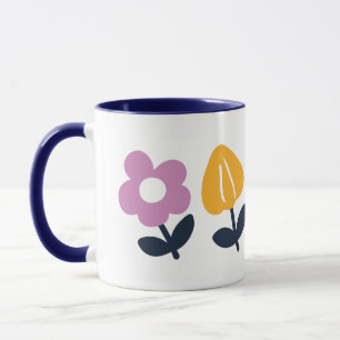 Mug Hugs d'avril et nez mouillé - partie florale