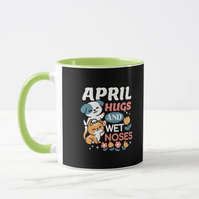 Mug Hugs, Nez Humide et Vibes de Printemps - Animaux d (Gauche)