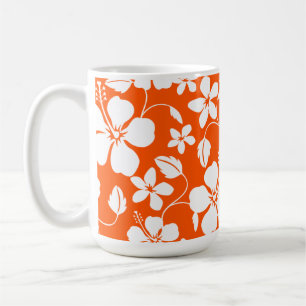 MUG HULA HAWAIEN (HIBISCUS) ORANGE
