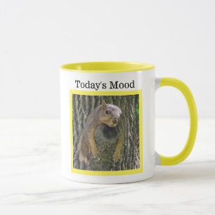 Mug Humeur d'aujourd'hui, drôle paresseux et fatigué s