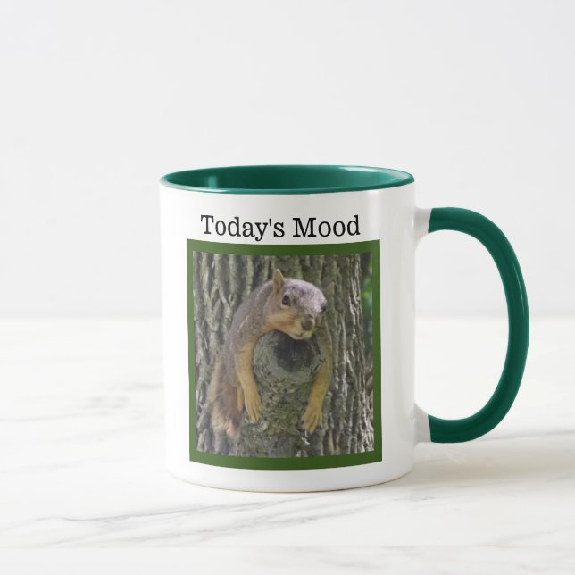 Mug Humeur d'aujourd'hui, drôle paresseux et fatigué s (Droite)