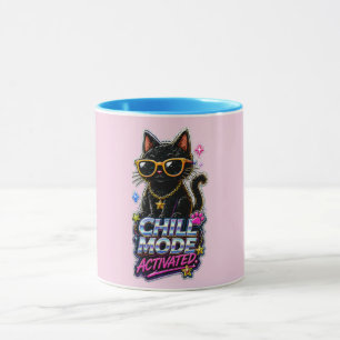Mug Humeur détendue activée – Citation drôle et relaxa