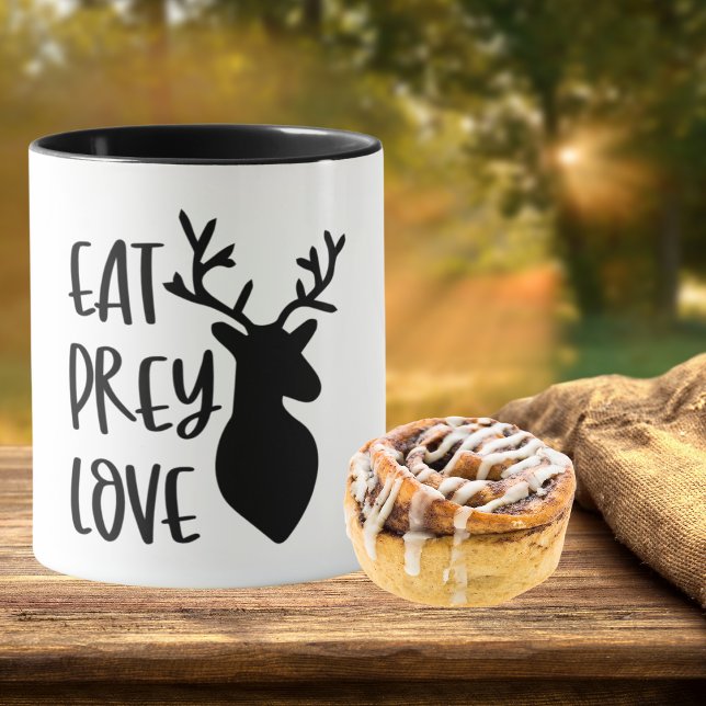 Mug Humoristique Manger Prey Love (Créateur téléchargé)