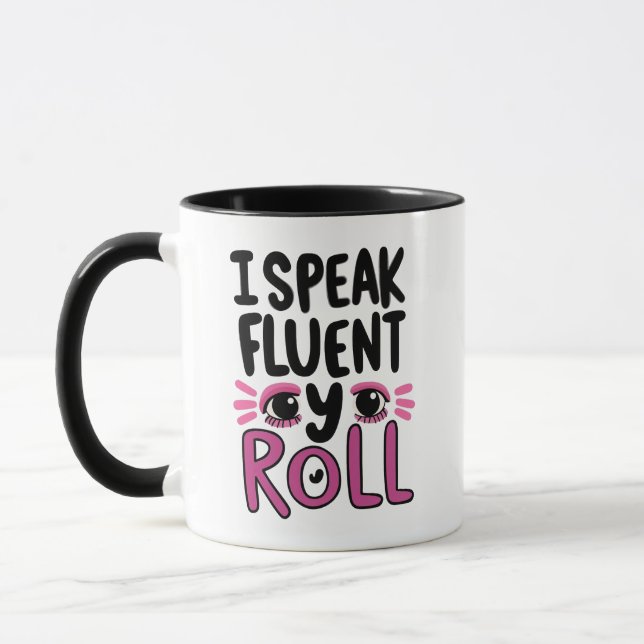 Mug Humorous Pink Sarcastic Saying (Gauche)
