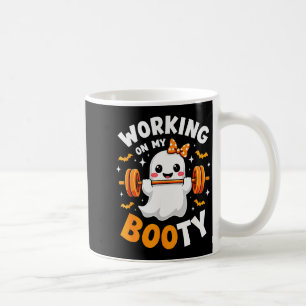 Mug Humour Boo Travaille Mon Booty Gym Fitness Hallowe