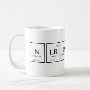 Mug humour chimique des éléments de table périodiques 