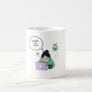Mug Humour de débogage de codage drôle 