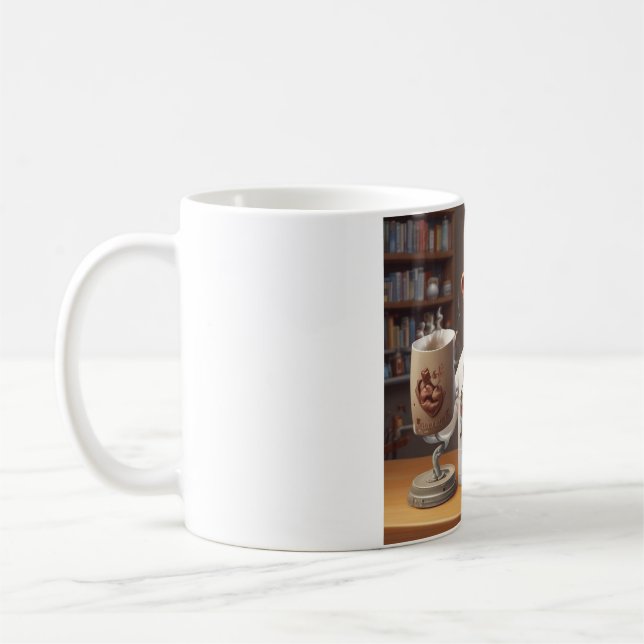 Mug Humour de guérison : Sirotez, souriez et égayez vo (Gauche)