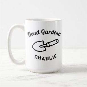 Mug Humour de Jardinier en Chef Pelle à Jardin Personn