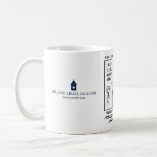 Mug humour de linguiste xkcd - Georgetown OLE