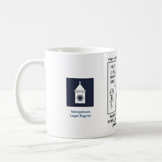 Mug humour de linguiste xkcd - Georgetown OLE