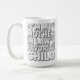 Mug Humour de Parent Drôle Enfant Préféré Belle-Mère