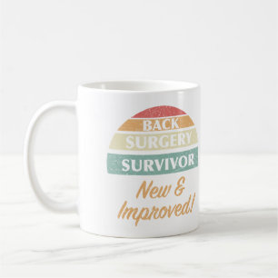 Mug Humour de survivant d'opération du dos