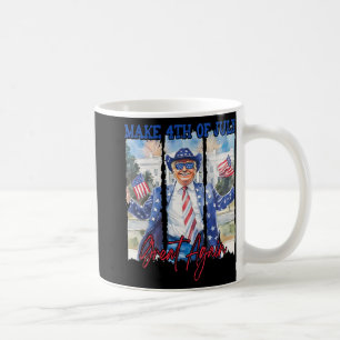 Mug Humour Drôle Trump Rendre 4 juillet grands hommes