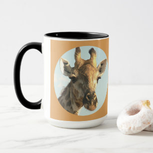 MUG HUMOUR GIRAFFE MUG, "LES LASHES SONT-ELLES TROP ?"