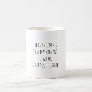 Mug Humour Politique Apéro Citation Drôle Français