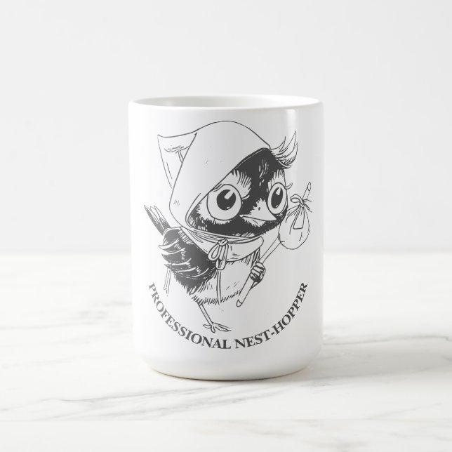 Mug Humour professionnel des oiseaux de nid-trémie (Centre)