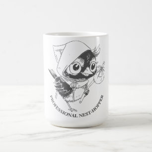 Mug Humour professionnel des oiseaux de nid-trémie