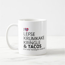 Humour sur la nourriture scandinave Lefse & Tacos